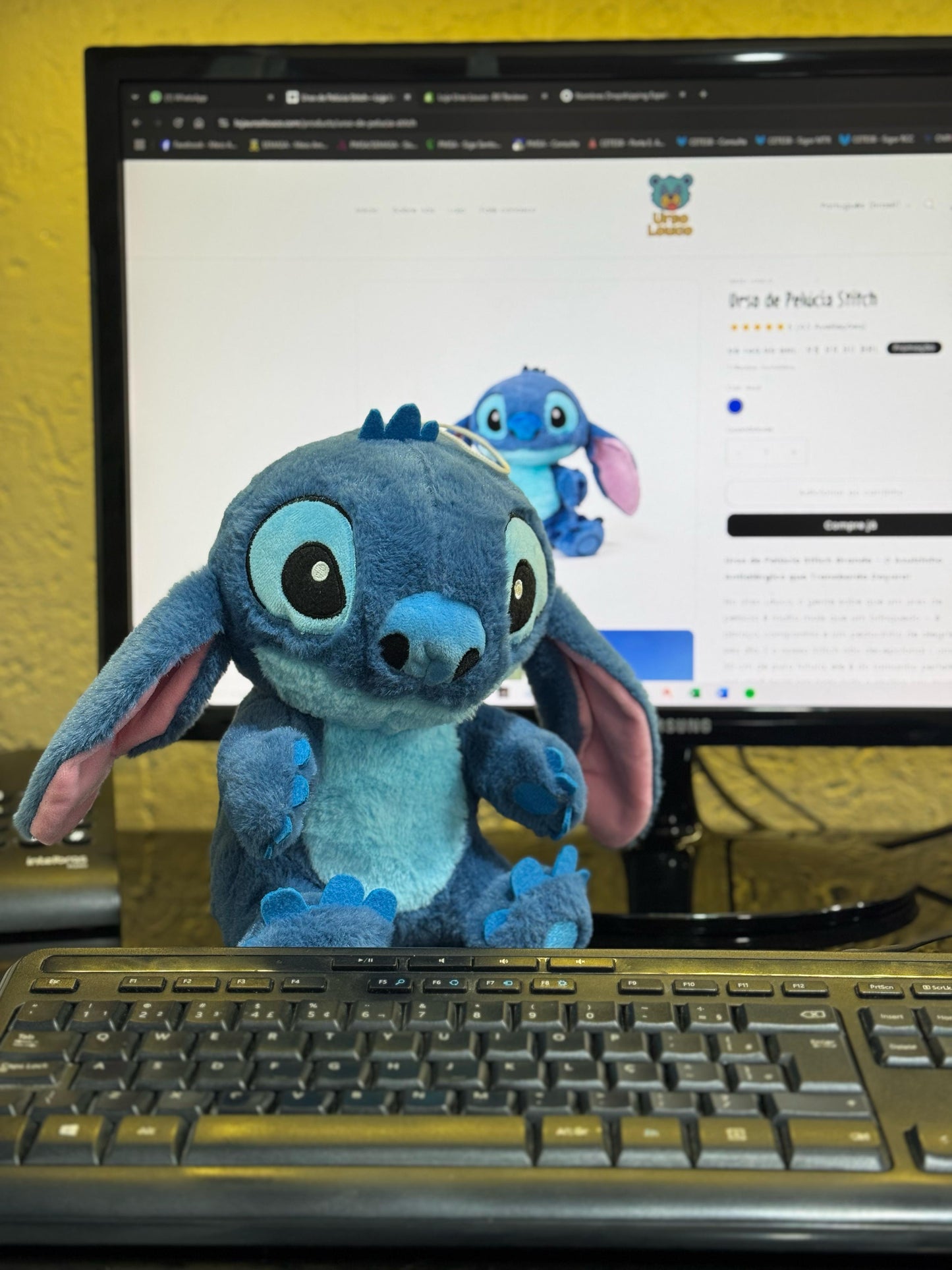 Urso de Pelúcia Stitch